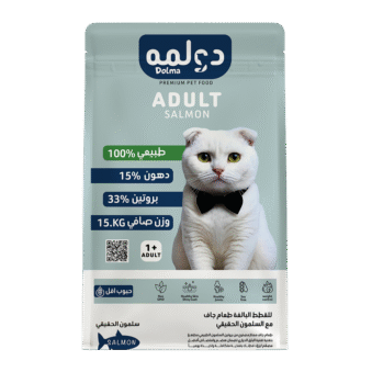 Salmon Dry Food for Adult Cats 15KG